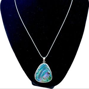 A Beautiful Two way S.S Abalone necklace
